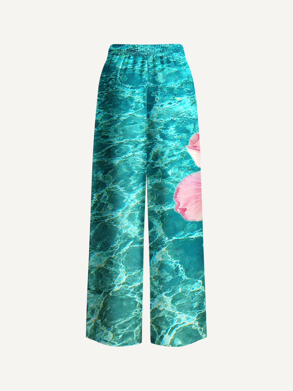 Hibiscus on the sea Summer Trousers