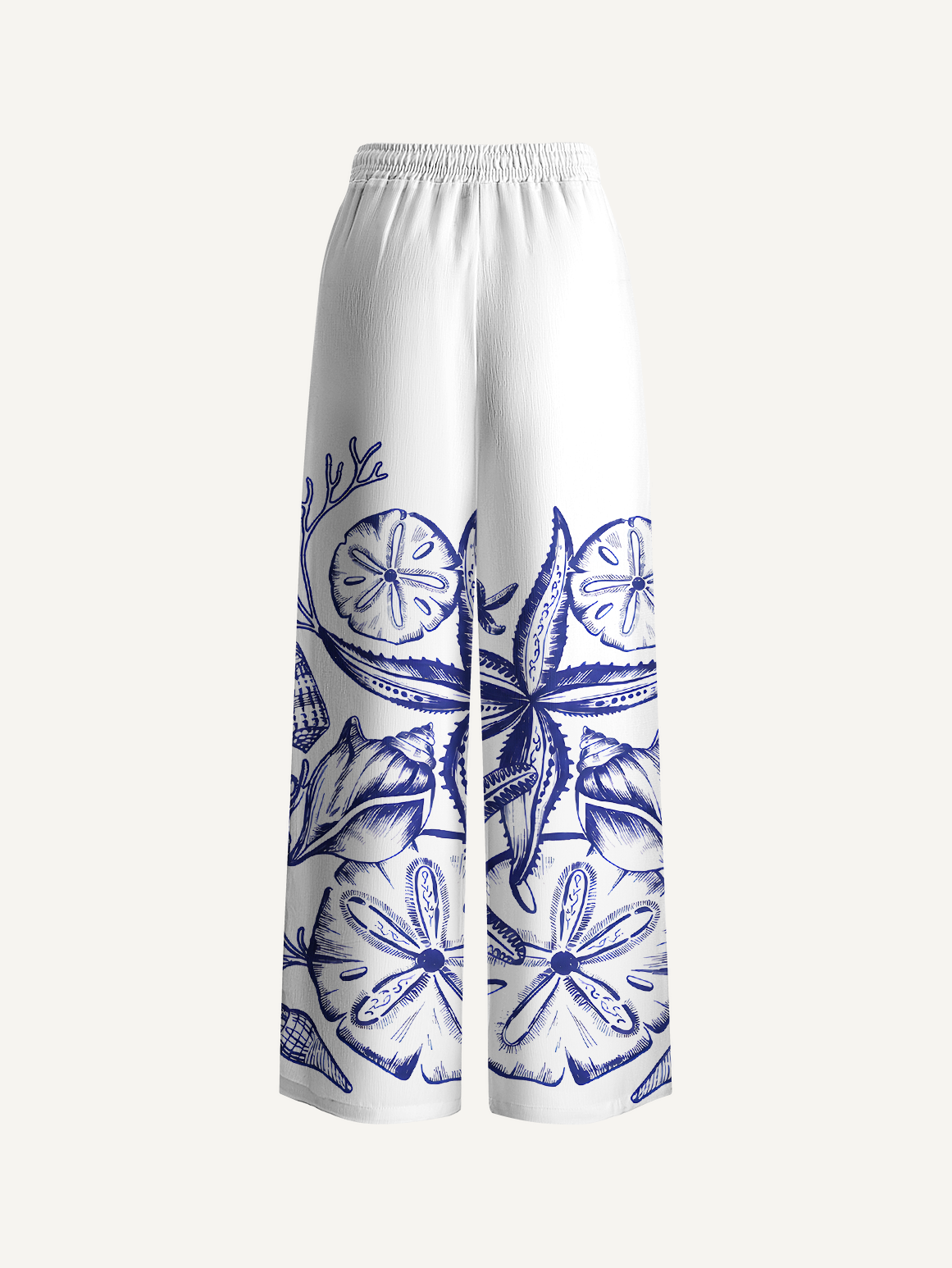 Coastal Nautical Starfish Summer Trousers