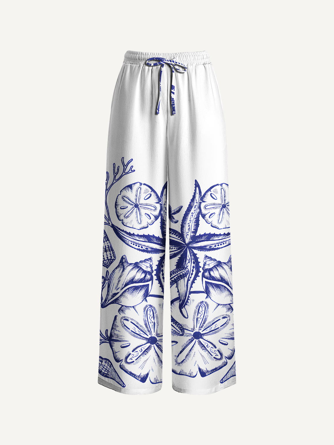Coastal Nautical Starfish Summer Trousers