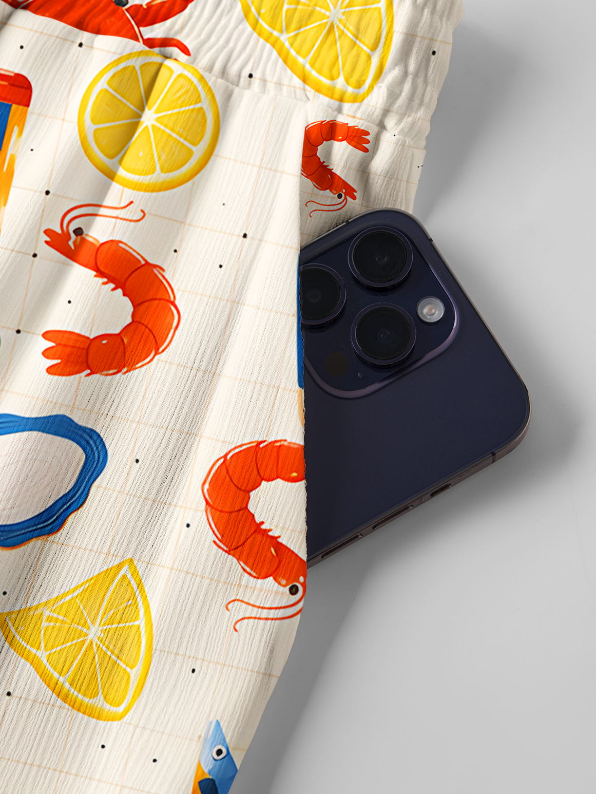 Seafood Boil Party Summer Trousers With Pockets