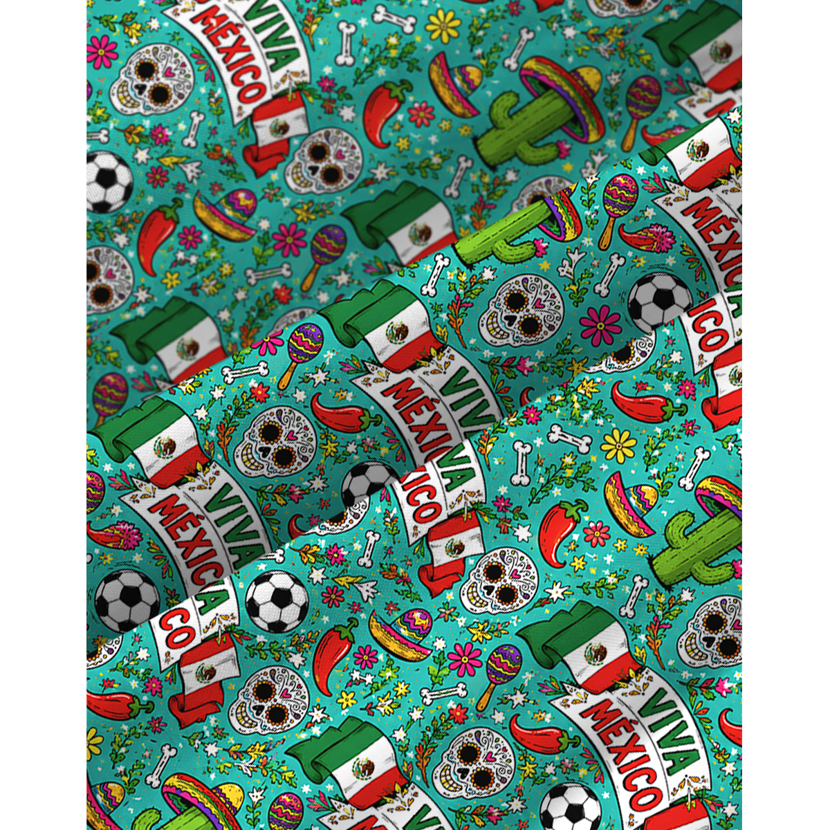 2026 Viva Mexico Print Mini Dress For Women