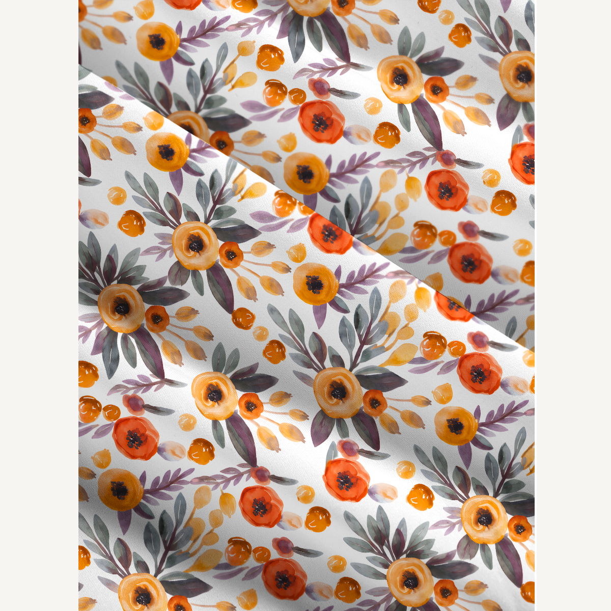 Golden Autumn Garden Summer Maxi Dress With Pockets