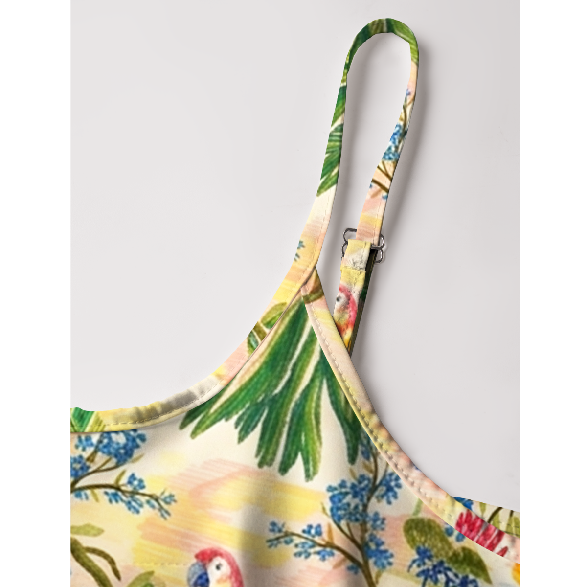 Parrot Bay Sunrise Print Mini Dress For Women