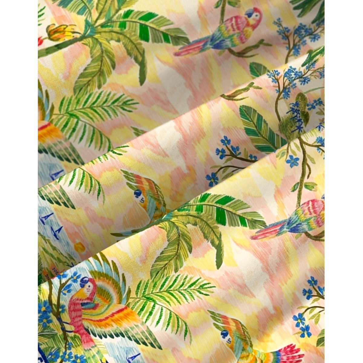 Parrot Bay Sunrise Print Mini Dress For Women