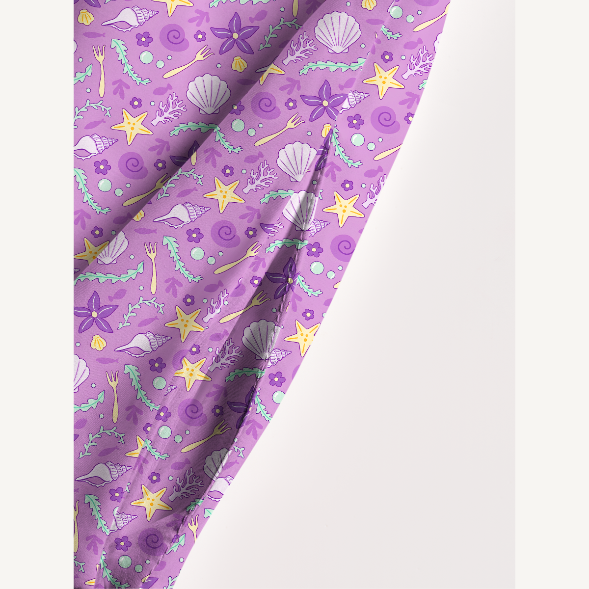Whimsical Underwater Seashell Garden Summer Maxi Dress With Pockets