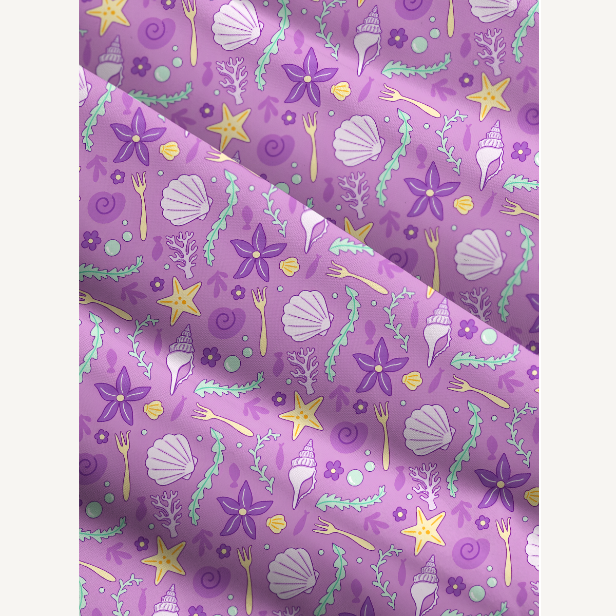 Whimsical Underwater Seashell Garden Summer Maxi Dress With Pockets