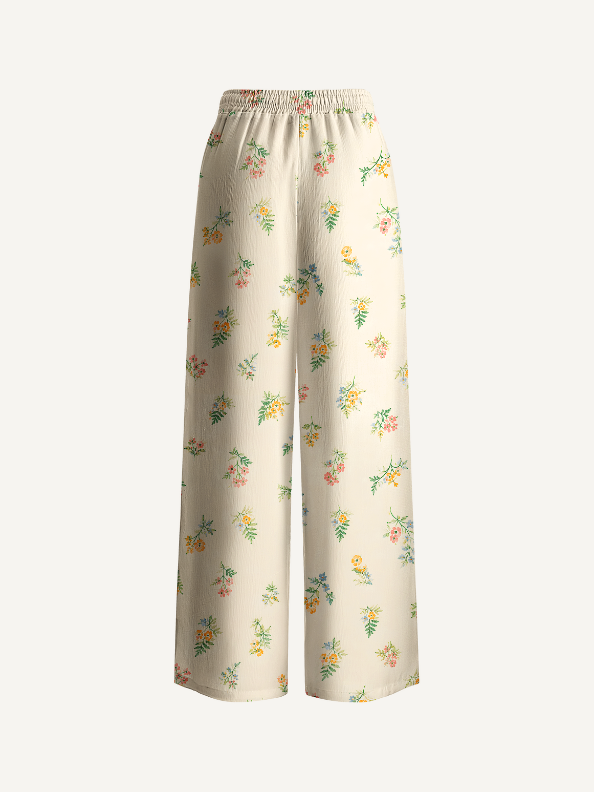Whispering Wildflower Field Pants For Women With Pockets