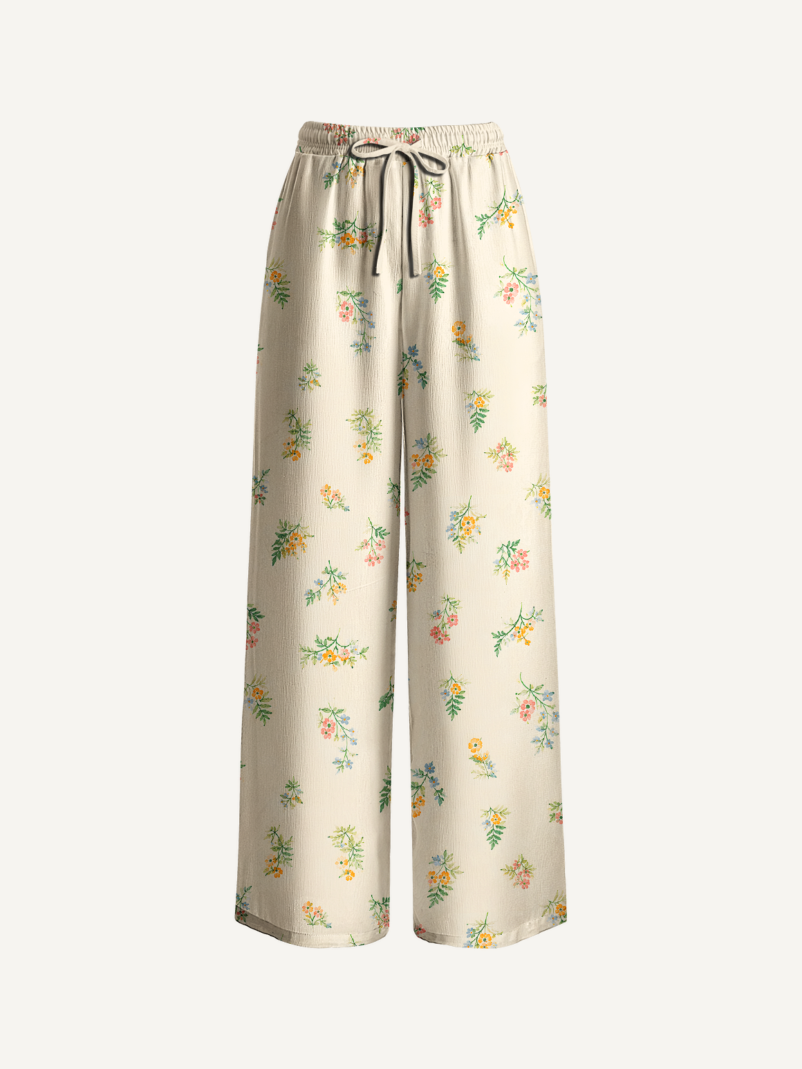 Whispering Wildflower Field Pants For Women With Pockets