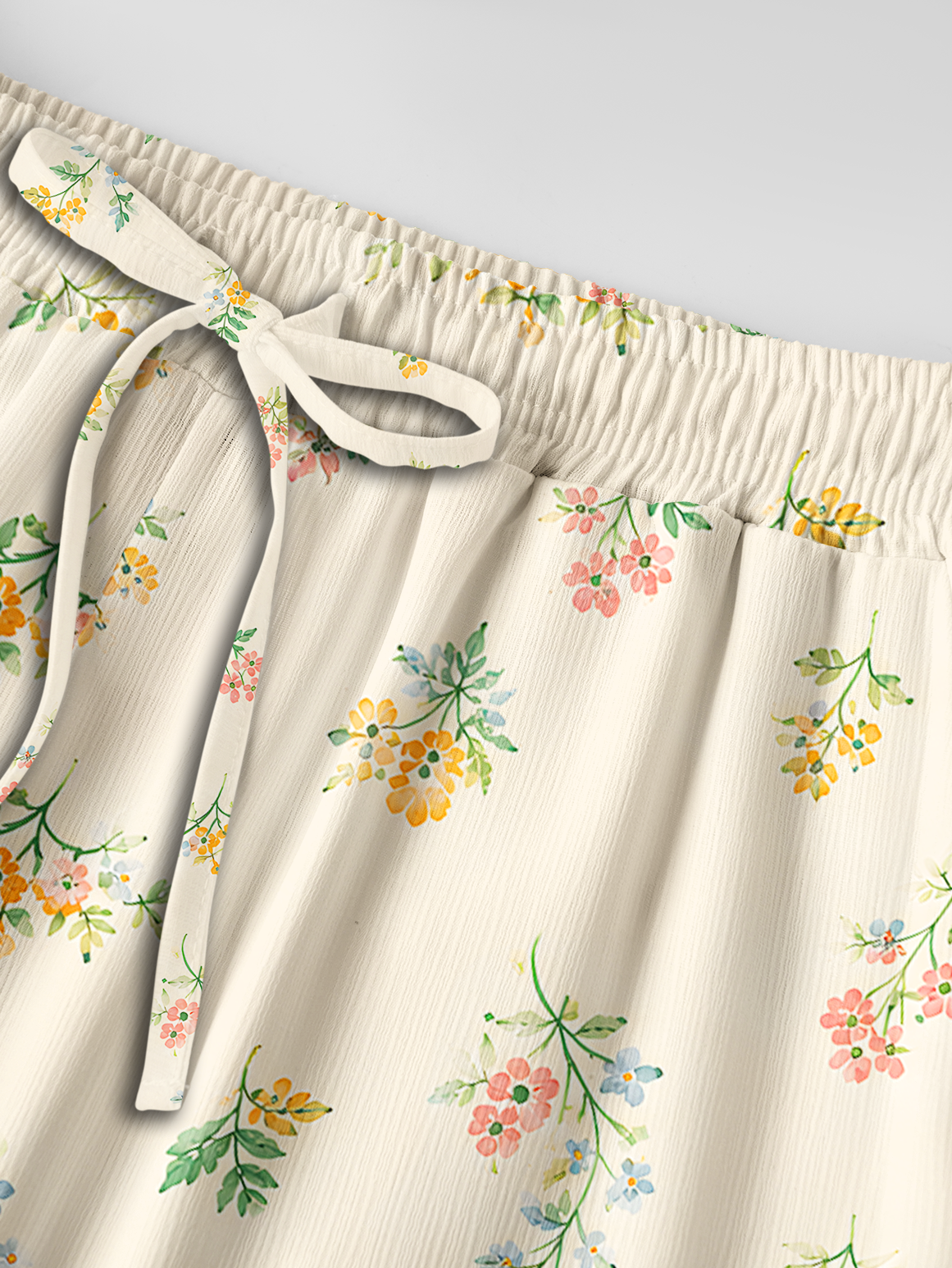 Whispering Wildflower Field Pants For Women With Pockets