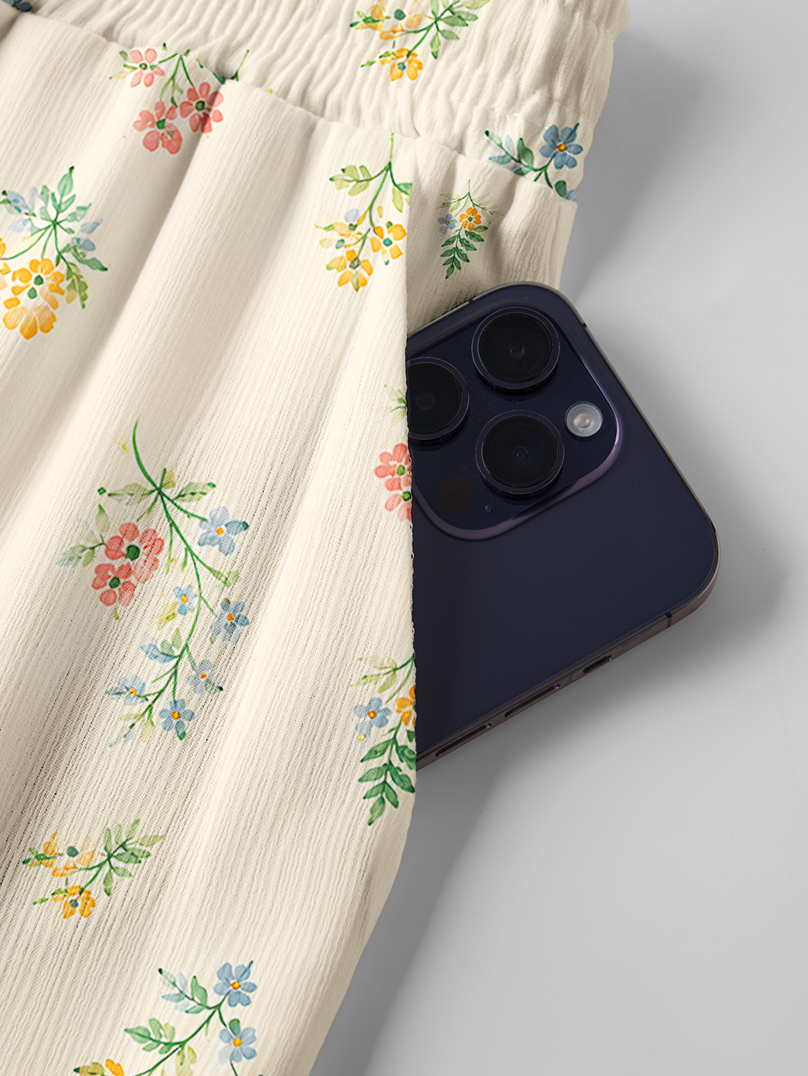 Whispering Wildflower Field Pants For Women With Pockets