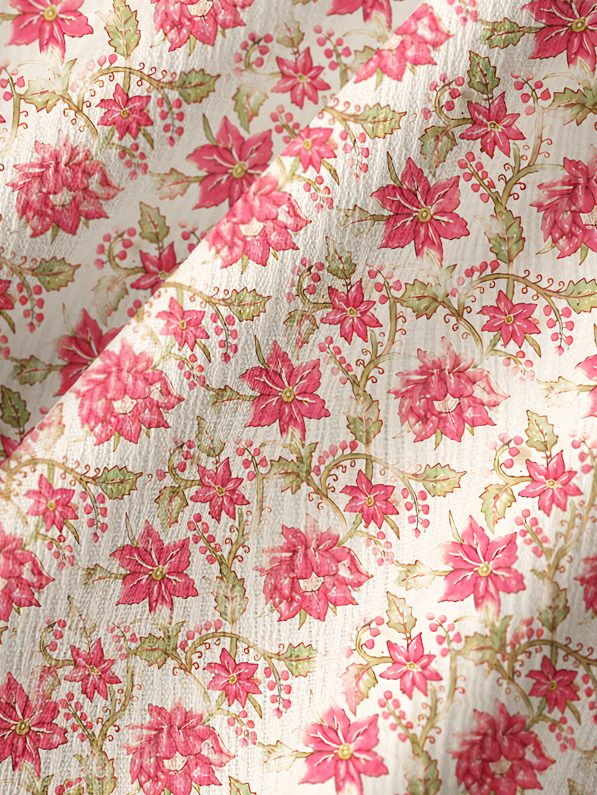 Blush Garden Bloom Pants For Women With Pockets