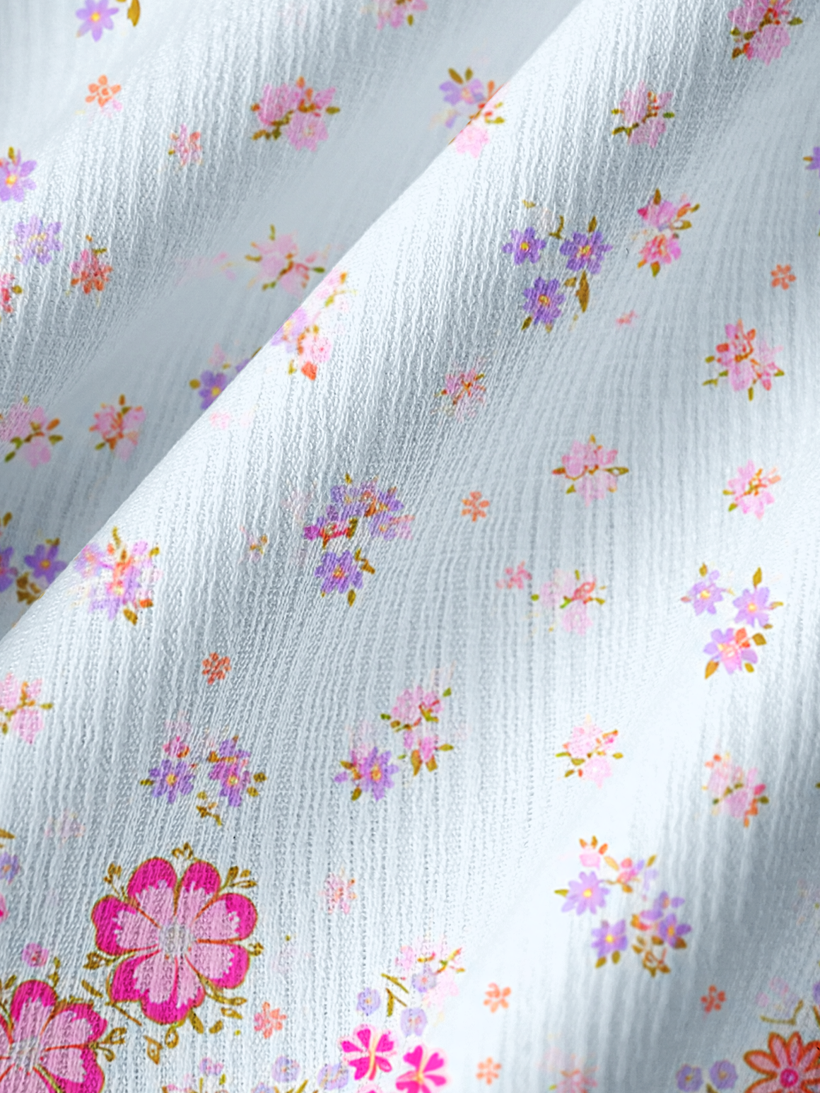 Pink Petal Cascade Pants For Women With Pockets
