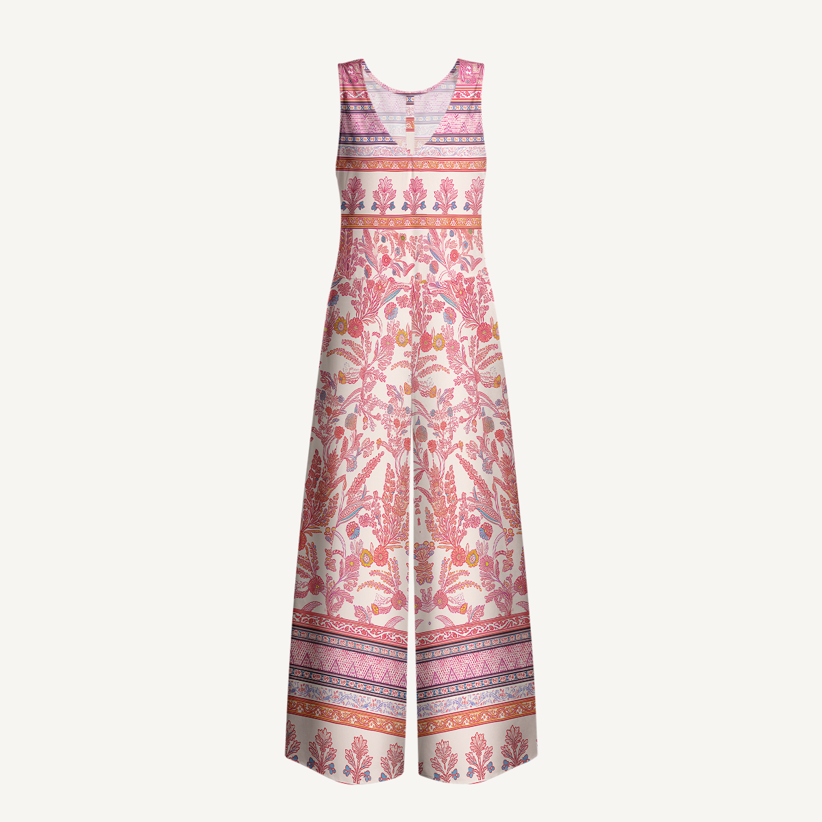 Rosewood Vintage Garden Womens Jumpsuit With Pockets