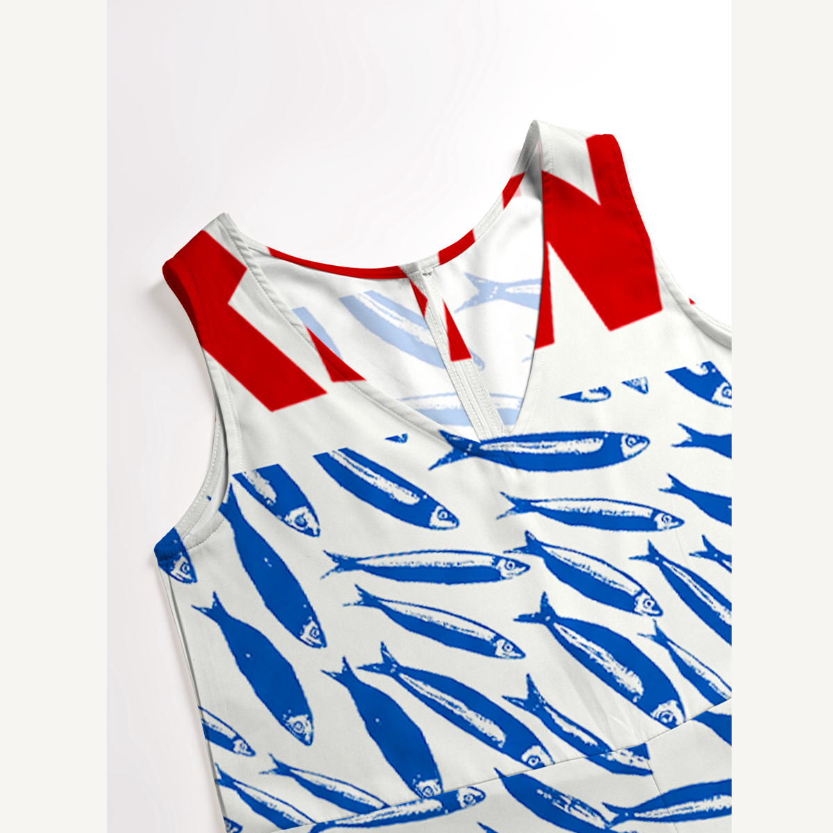 Blue Sardine & Fresh Jumpsuit with Pockets for Women