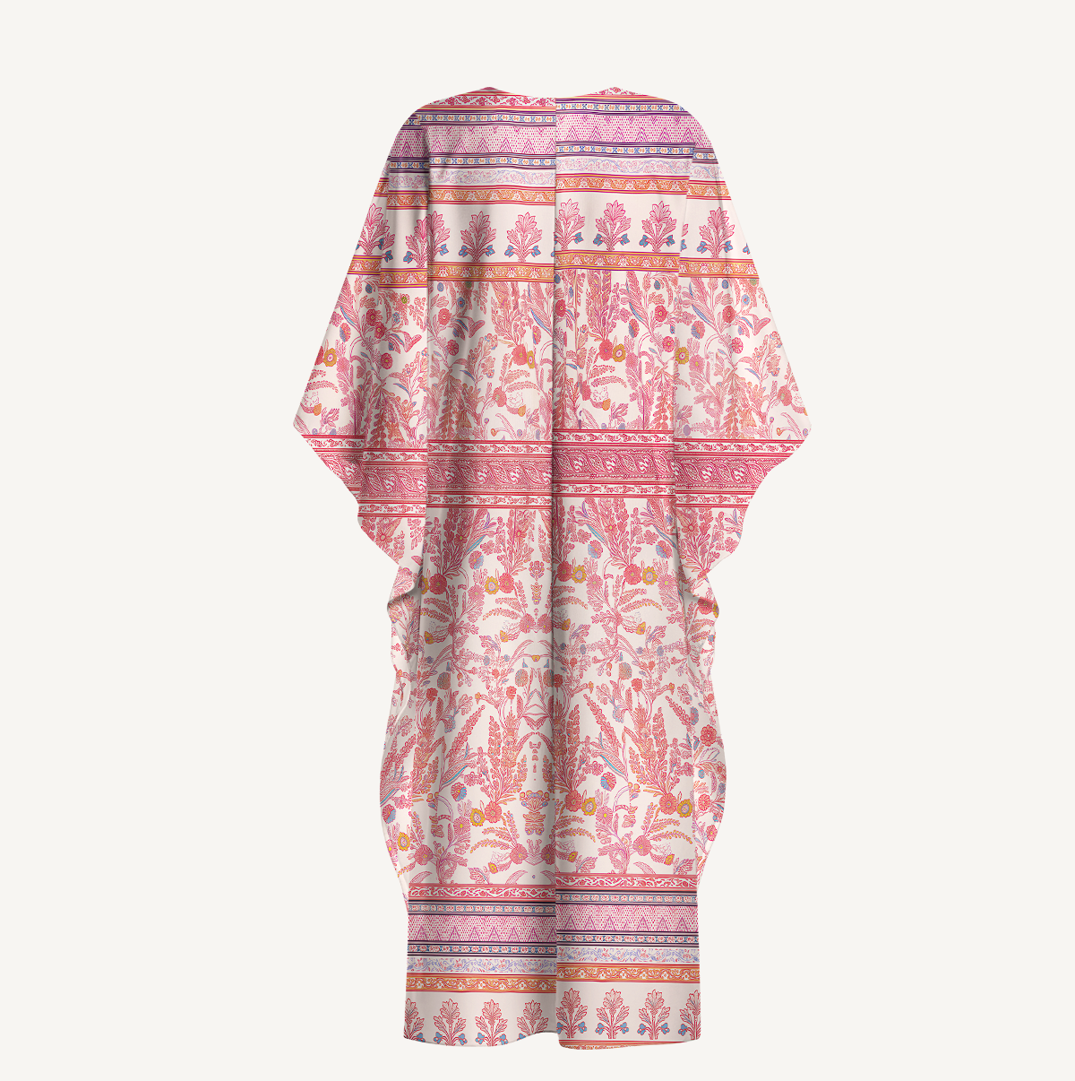 Rosewood Vintage Garden Soft Kaftan Maxi Dress