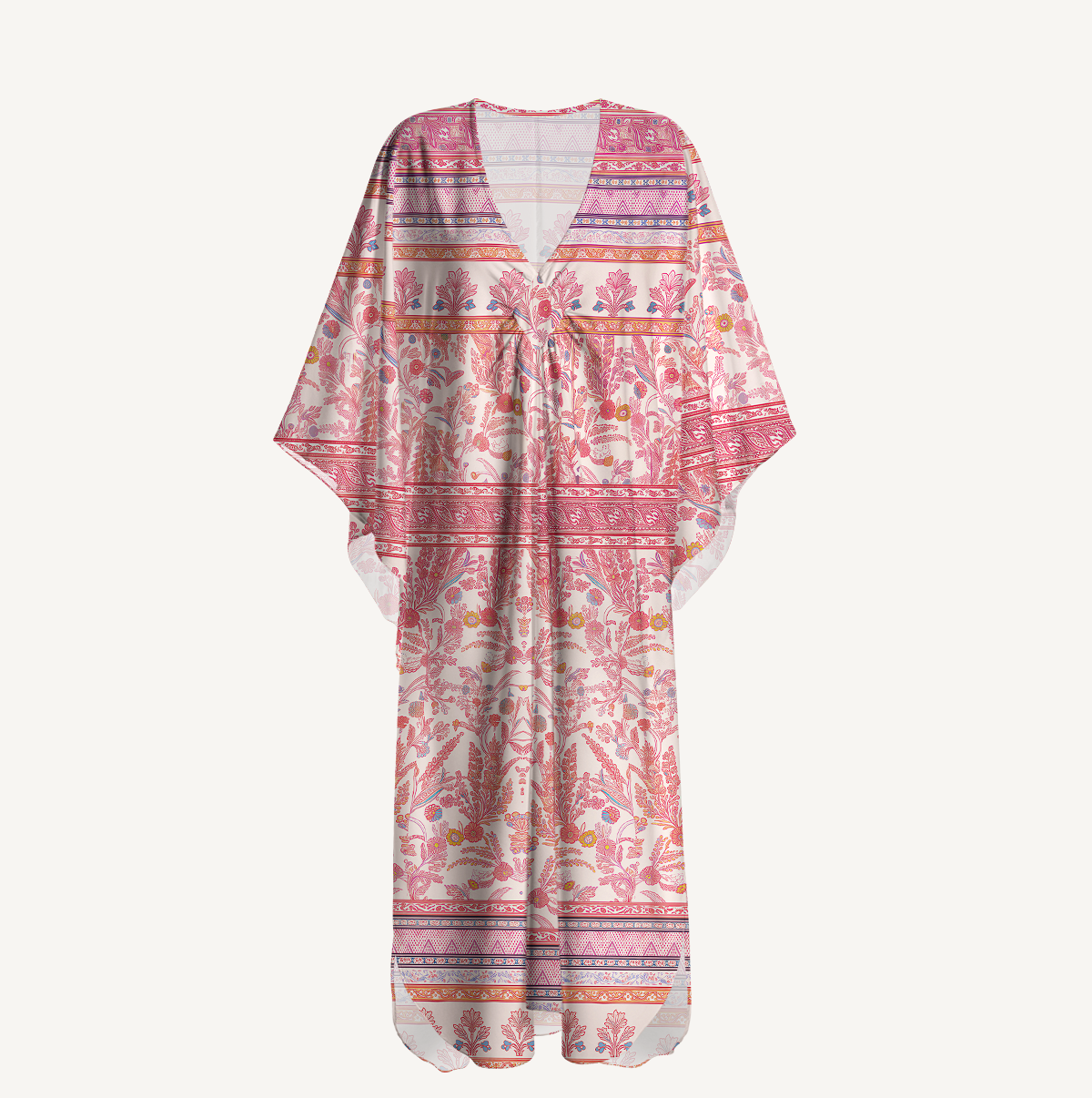 Rosewood Vintage Garden Soft Kaftan Maxi Dress