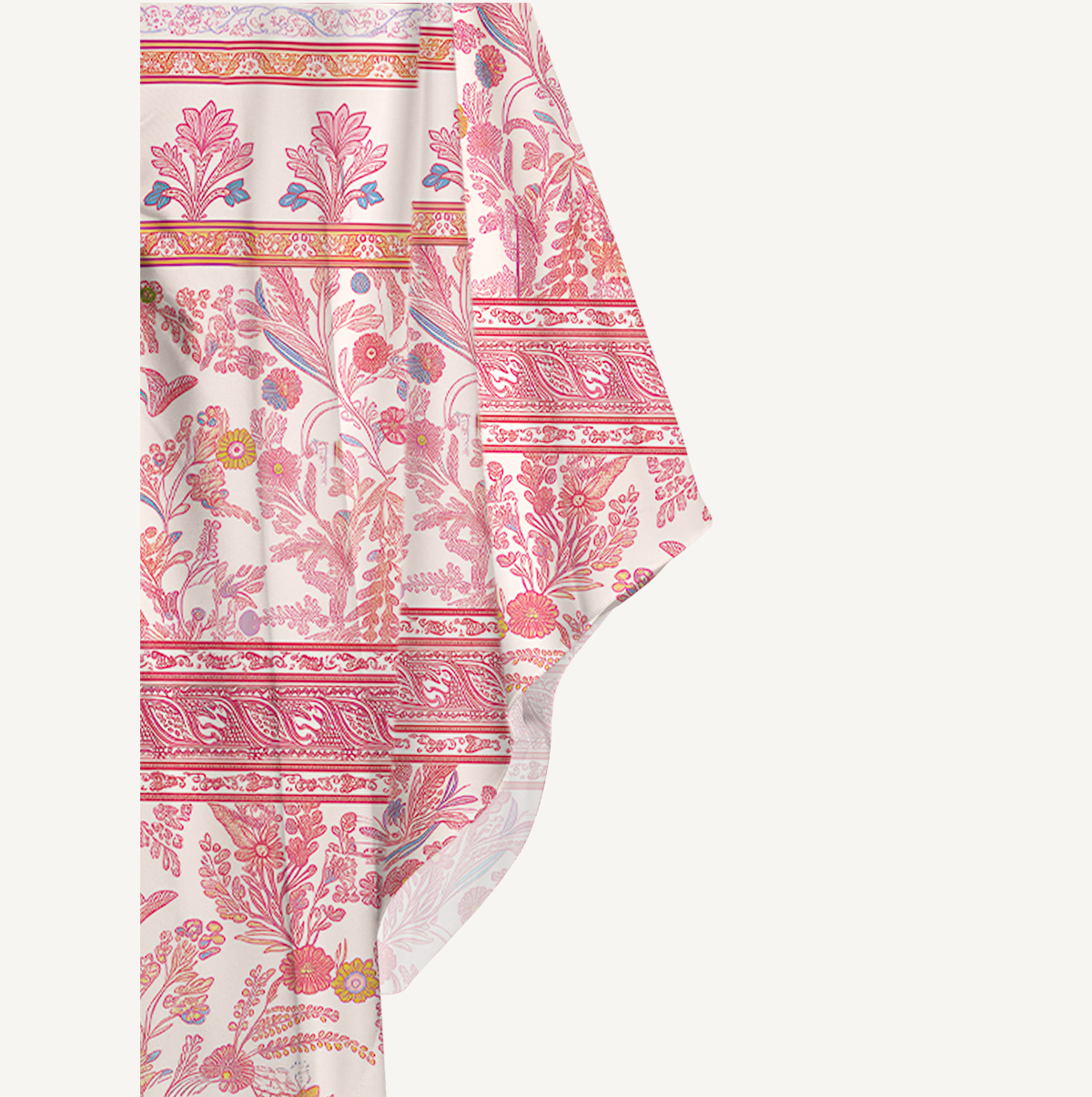 Rosewood Vintage Garden Soft Kaftan Maxi Dress