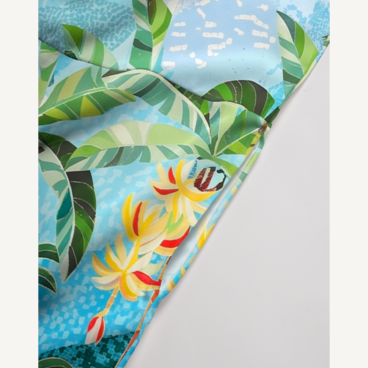 Rainforest Palm Tree Jumpsuit with Pockets for Women