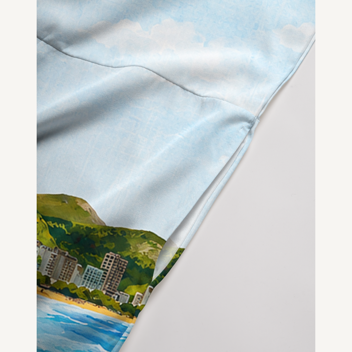 Rio Beach Scene Jumpsuit with Pockets for Women