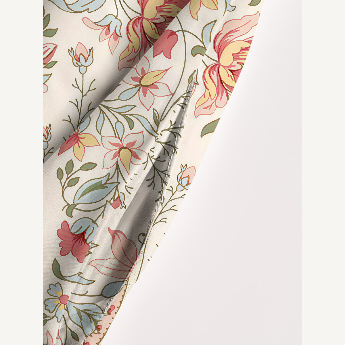 Floral Garden Botanical Design Strap Maxi Dress With Pockets