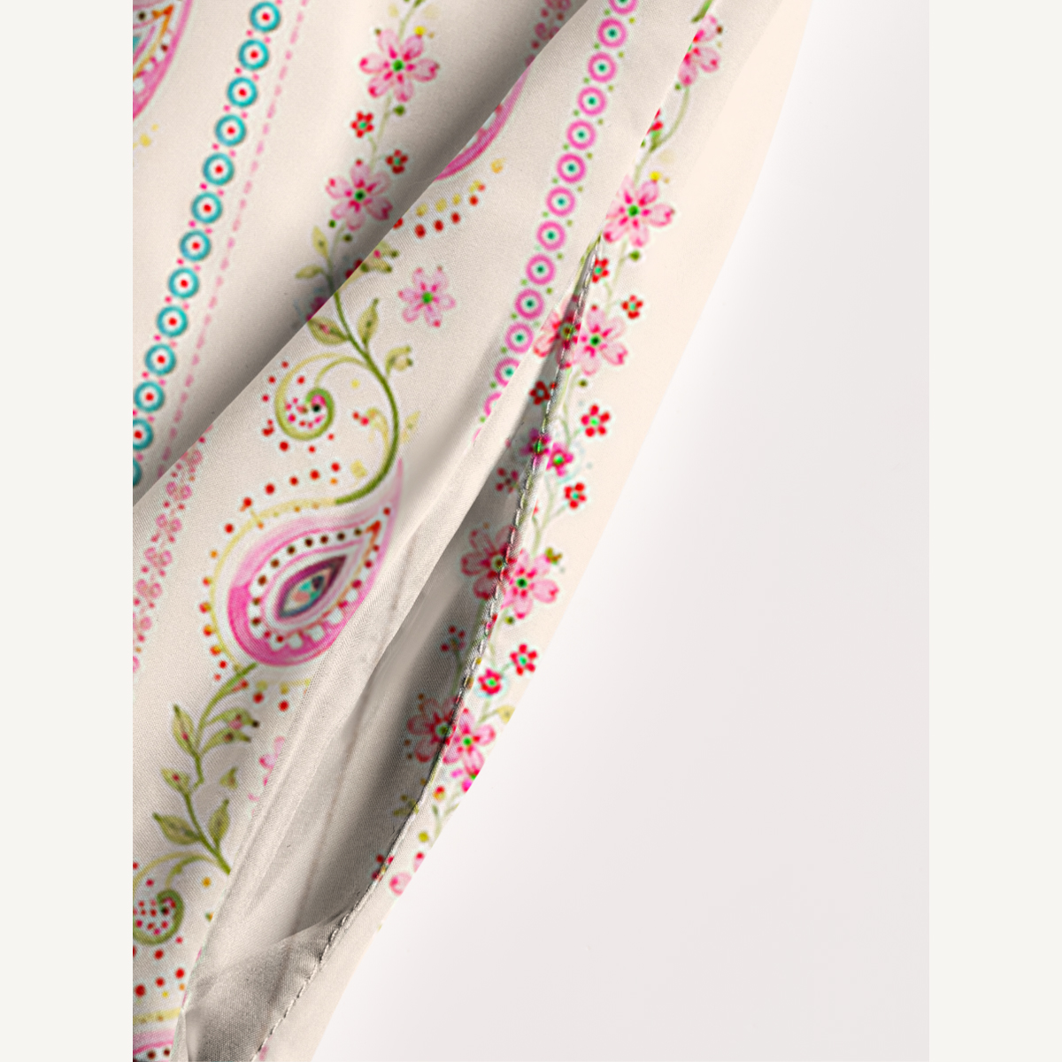 Boho Paisley Floral Strap Maxi Dress With Pockets