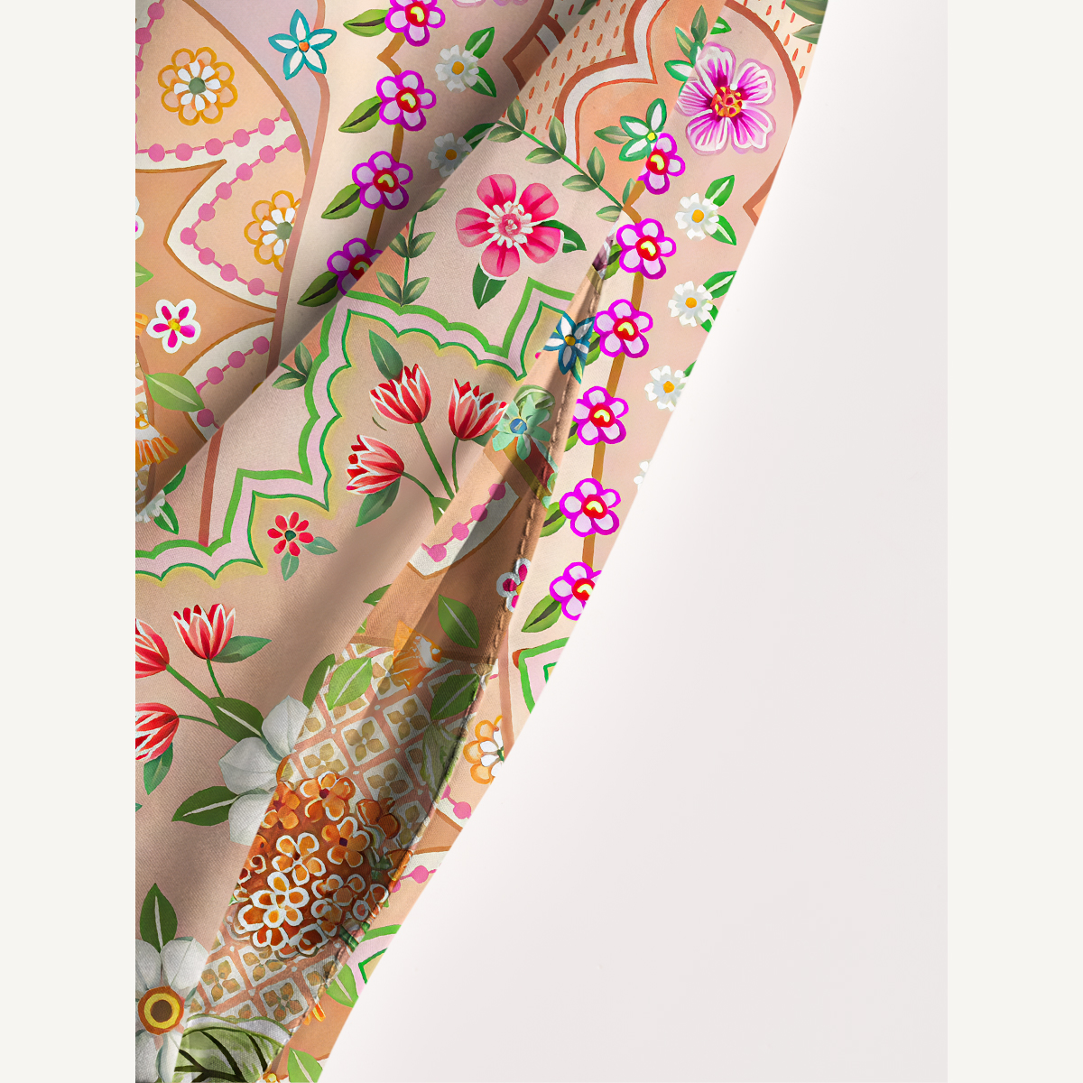 Boho Botanical Paisley Print Strap Maxi Dress With Pockets