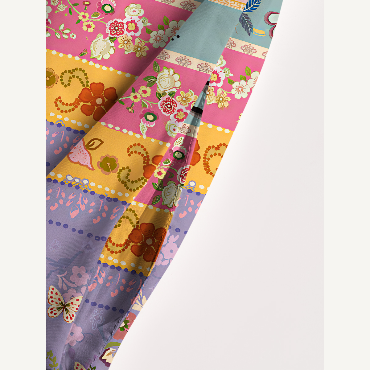 Butterfly Botanical Boho Strap Maxi Dress With Pockets
