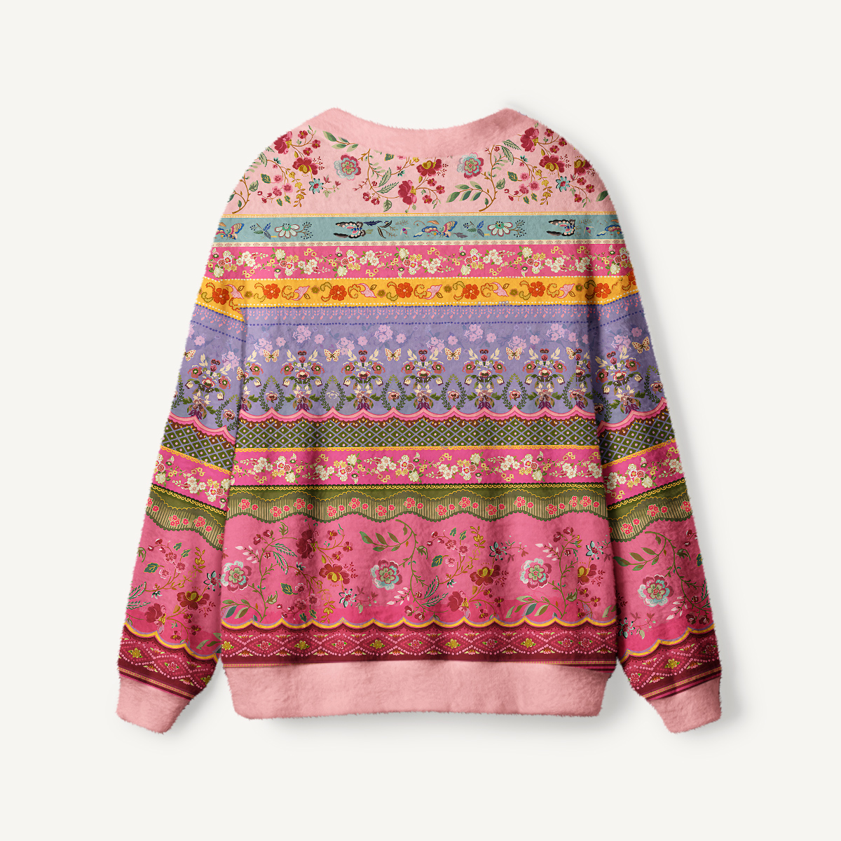 Butterfly Botanical Boho Cardigan Sweaters