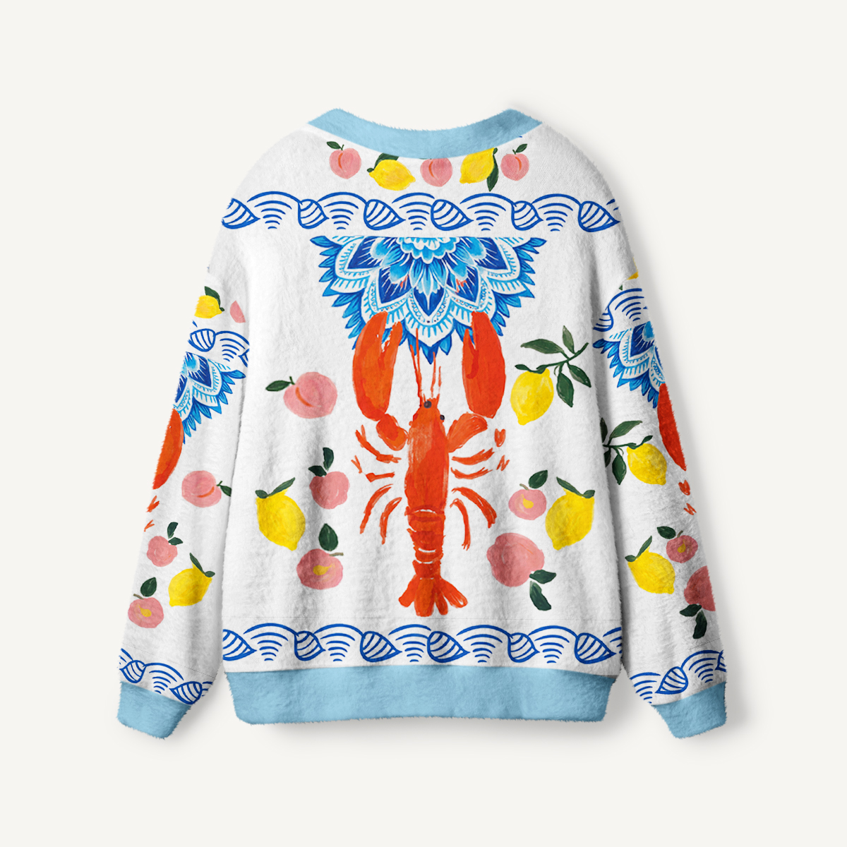 Lobster & Lemon  Cardigan Sweaters