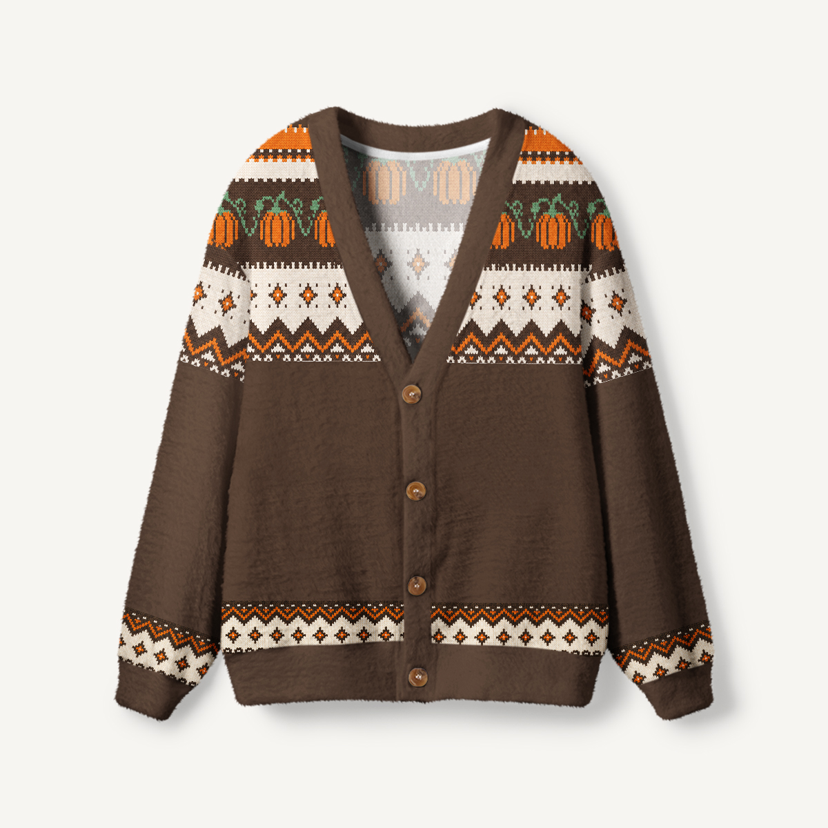 Pumpkin Harvest Cardigan Sweaters