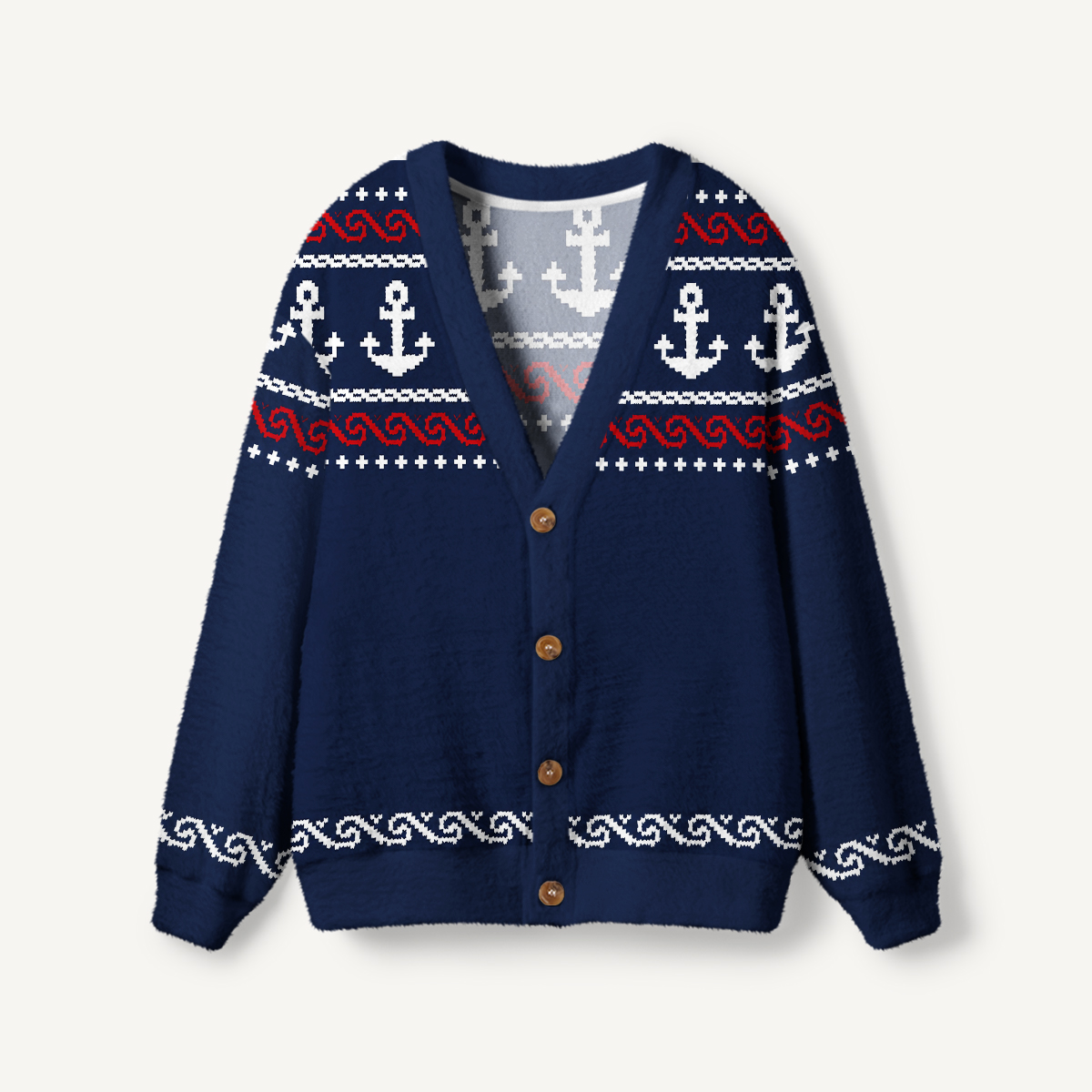 Anchor Atlantic in Navy Cardigan Sweaters