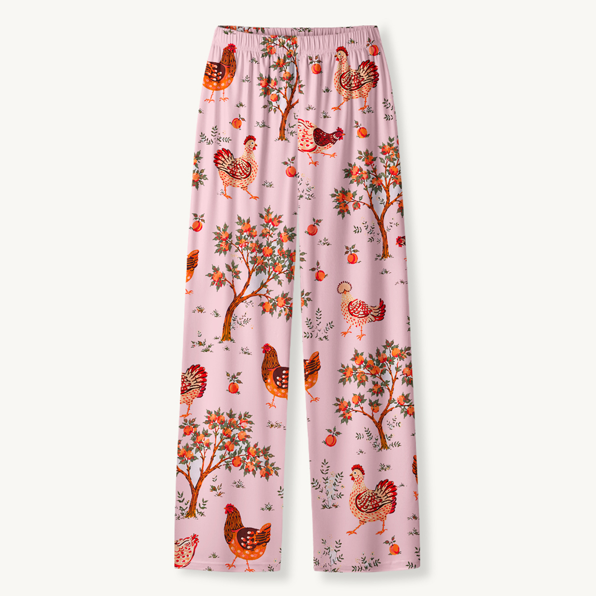 Country Chicken & Orchard Long Sleeves Pajama Sets