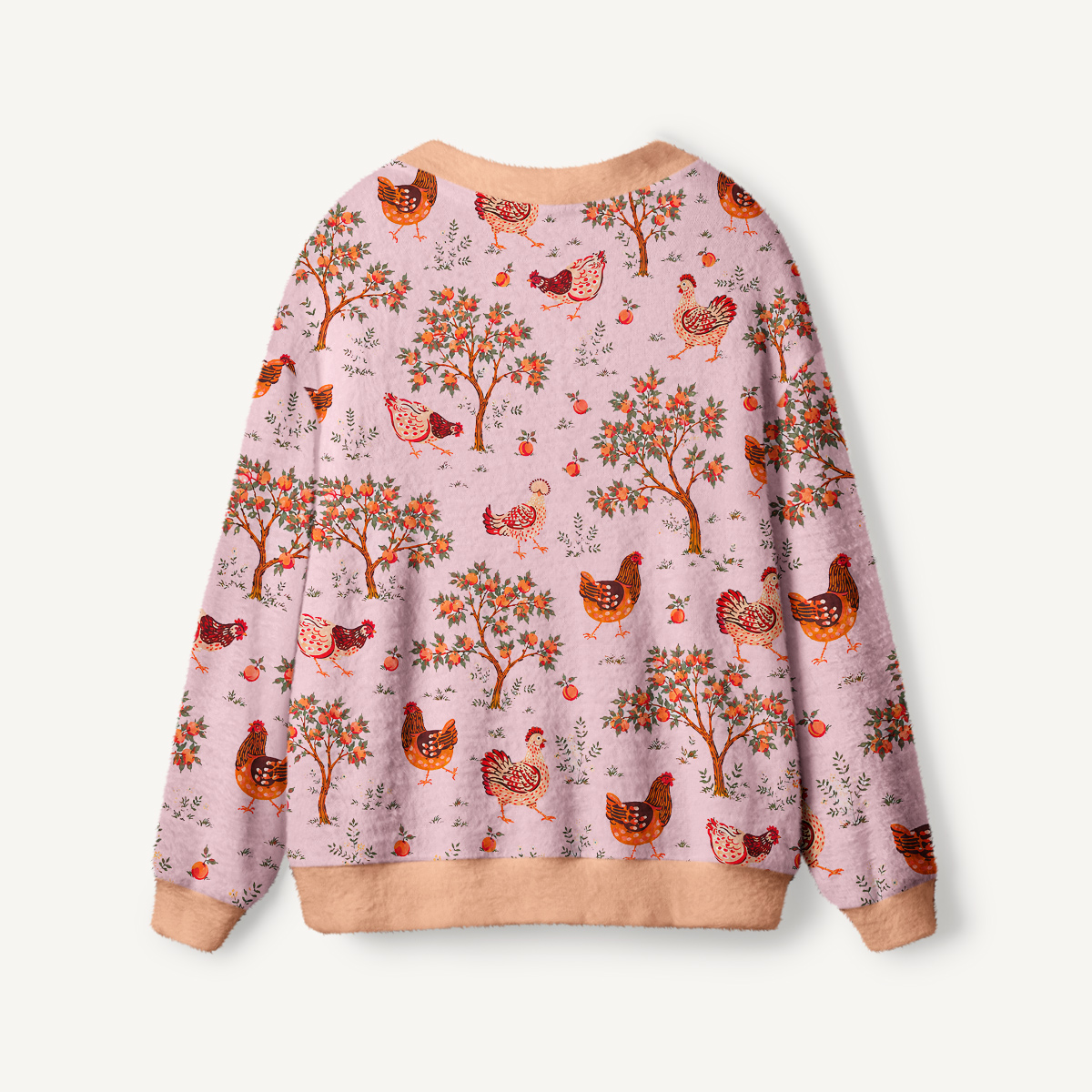 Country Chicken & Orchard Cardigan Sweaters
