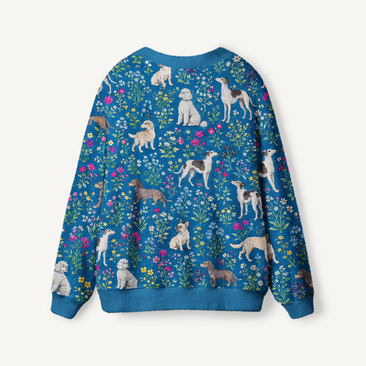 Dogs & Wildflowers Cardigan Sweaters
