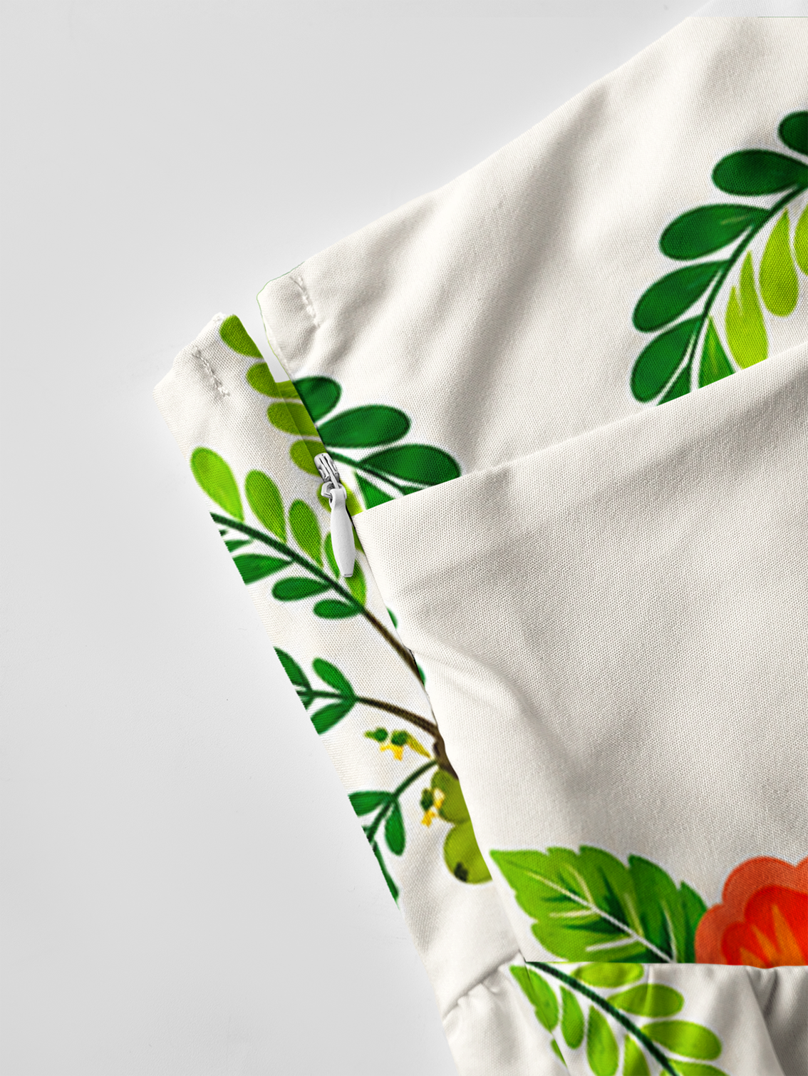 Vibrant Tropical Toucan Bow Strap Maxi Dress