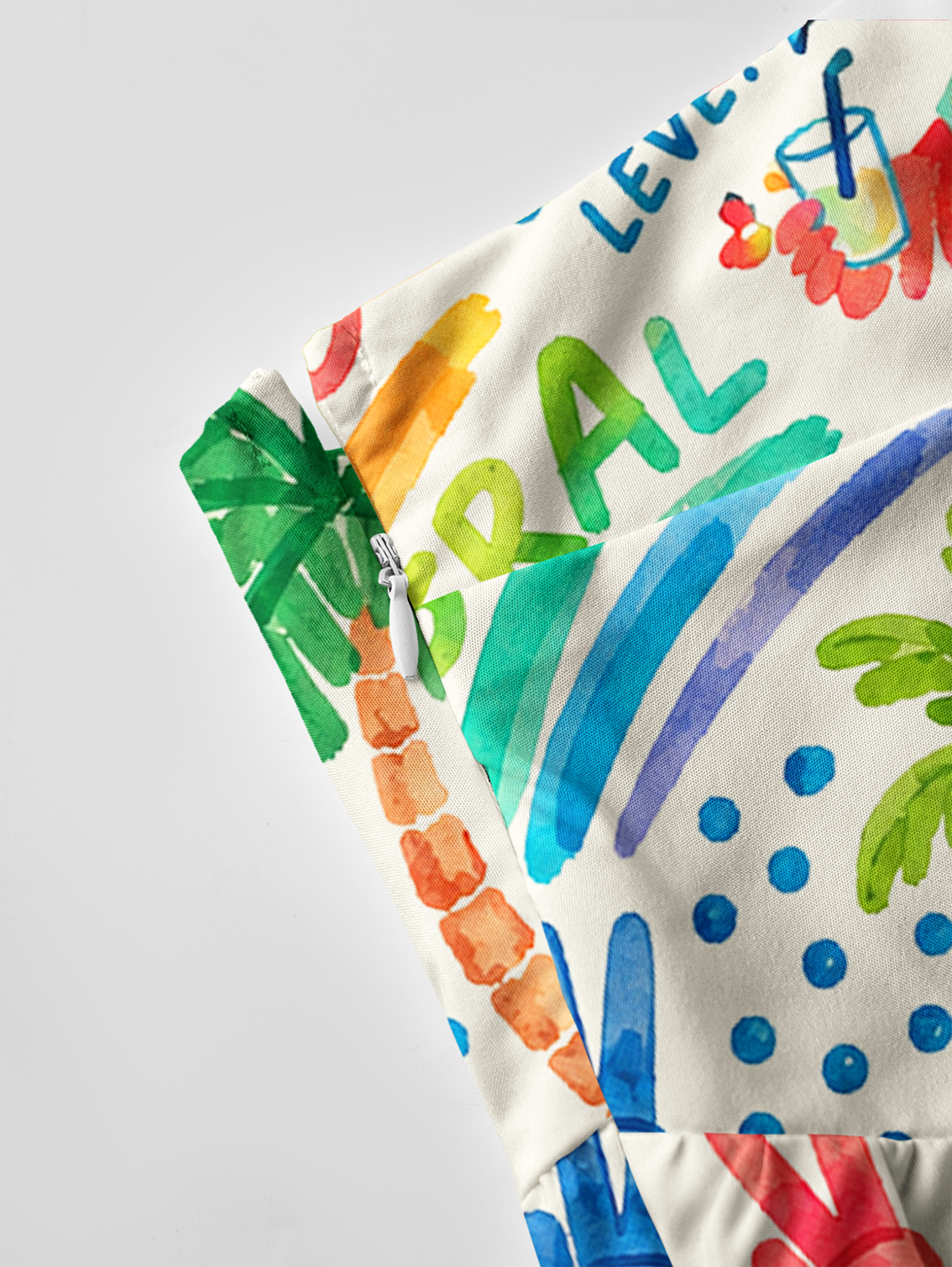 Rainbow Escape Bow Strap Maxi Dress