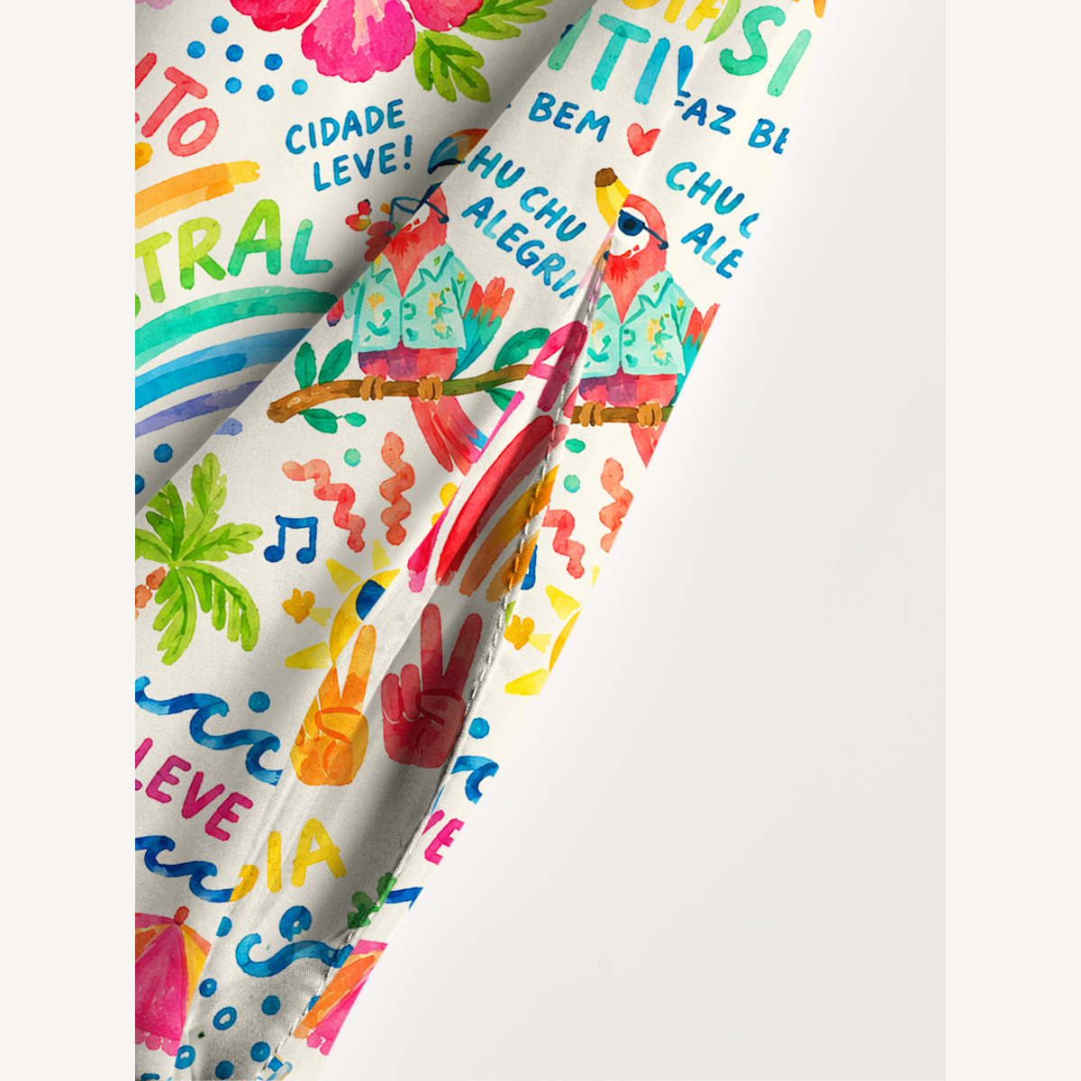 Rainbow Escape Wide Straps Maxi Dress With Pockets