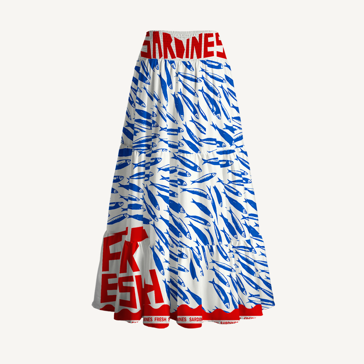 Blue Sardine & Fresh Maxi Skirt & Strapless Dress  