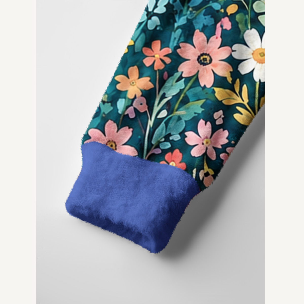 Dark Teal Wildflower Meadow Cardigan Sweaters