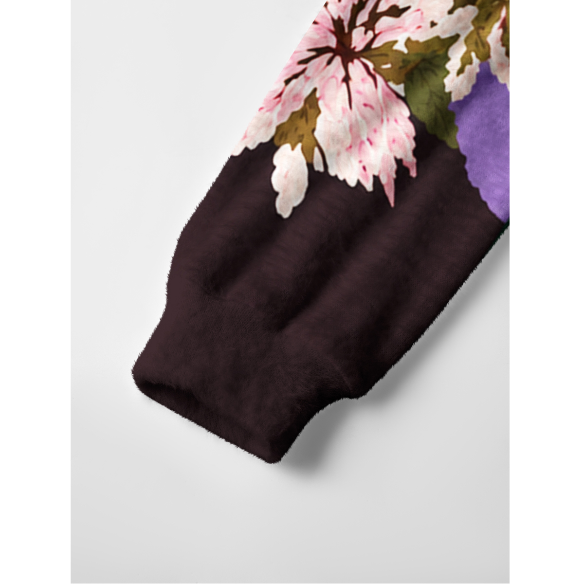 Blush Peony Garden Colorblock Crewneck Sweater