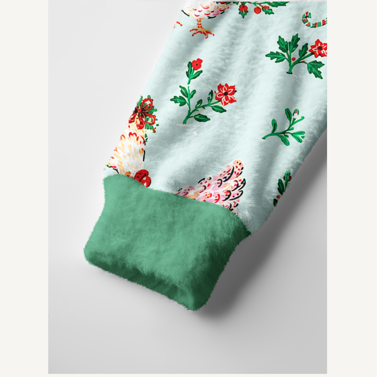 Christmas Chicken & Holly Cardigan Sweaters