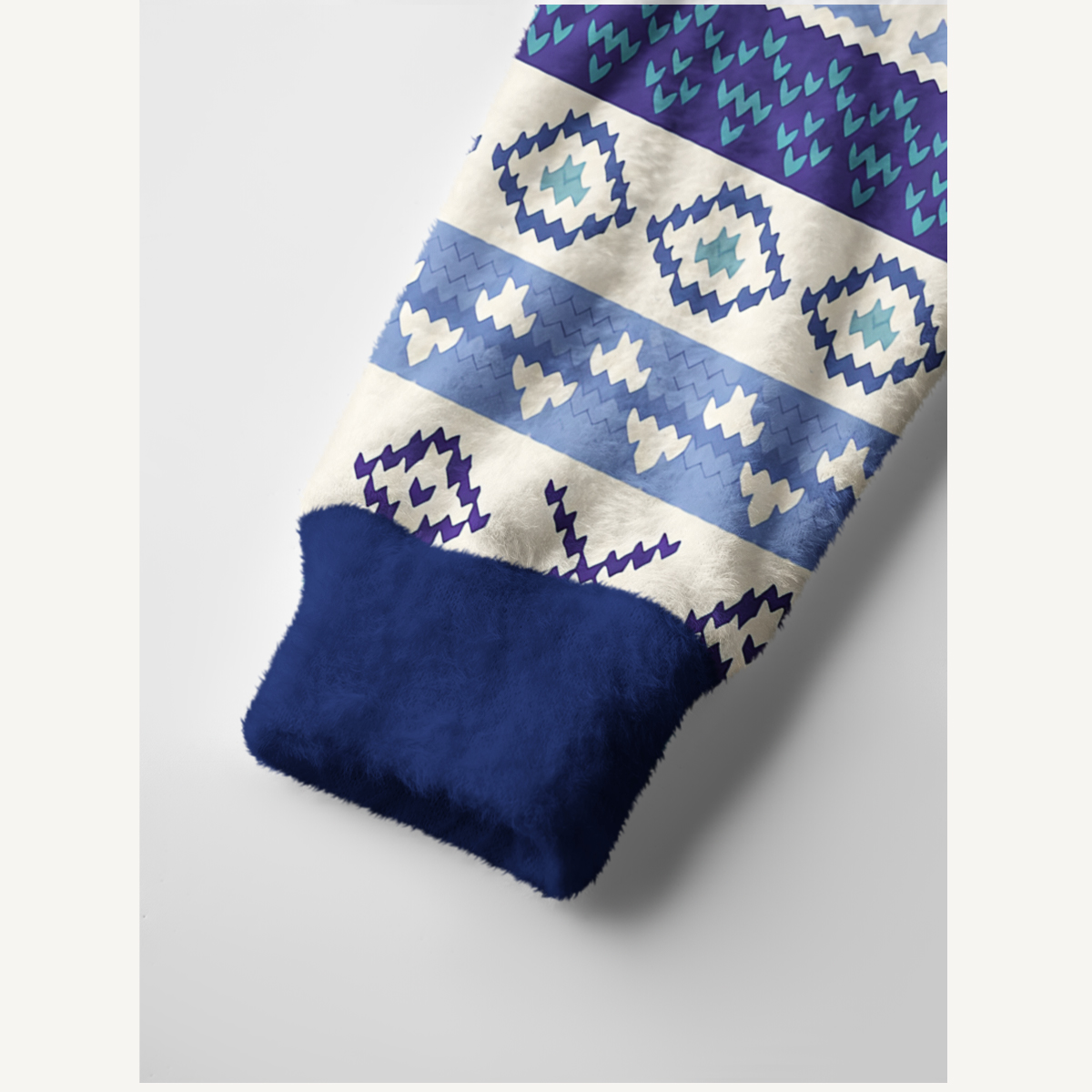 Nordic-Inspired Geometric Stripe Cardigan Sweaters