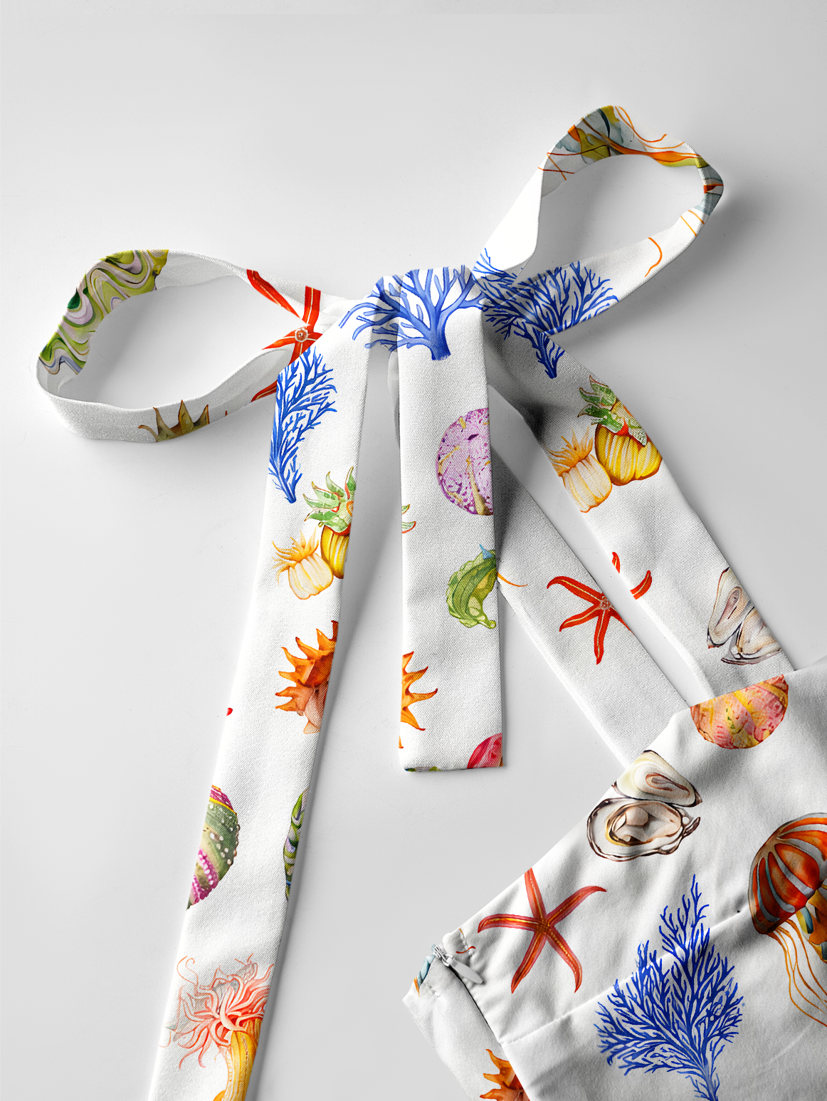 Jellyfish & Seashell Garden Vacation Maxi Dress