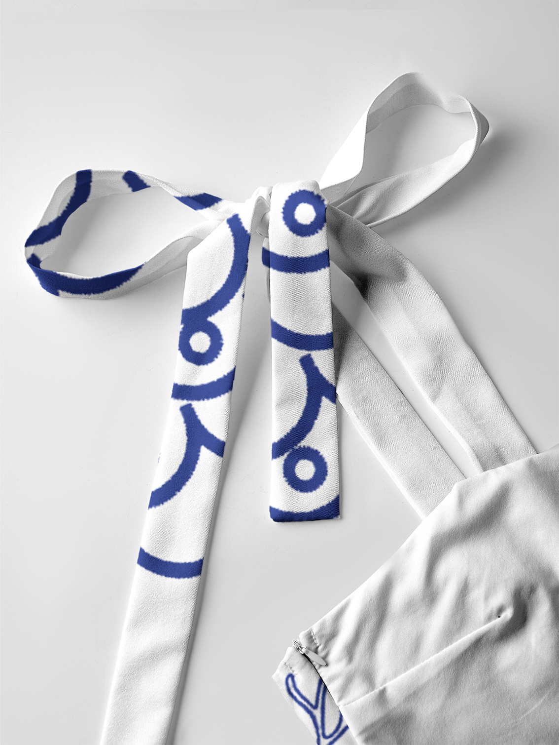 Coastal Nautical Starfish Bow Strap Maxi Dress