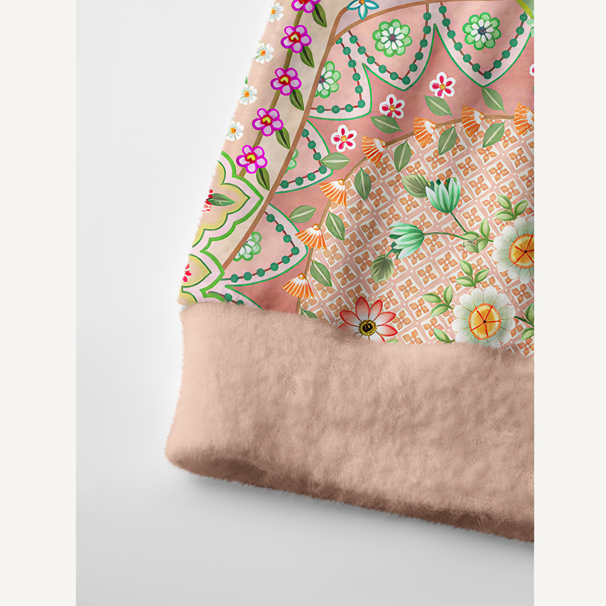 Boho Botanical Paisley Print Cardigan Sweaters