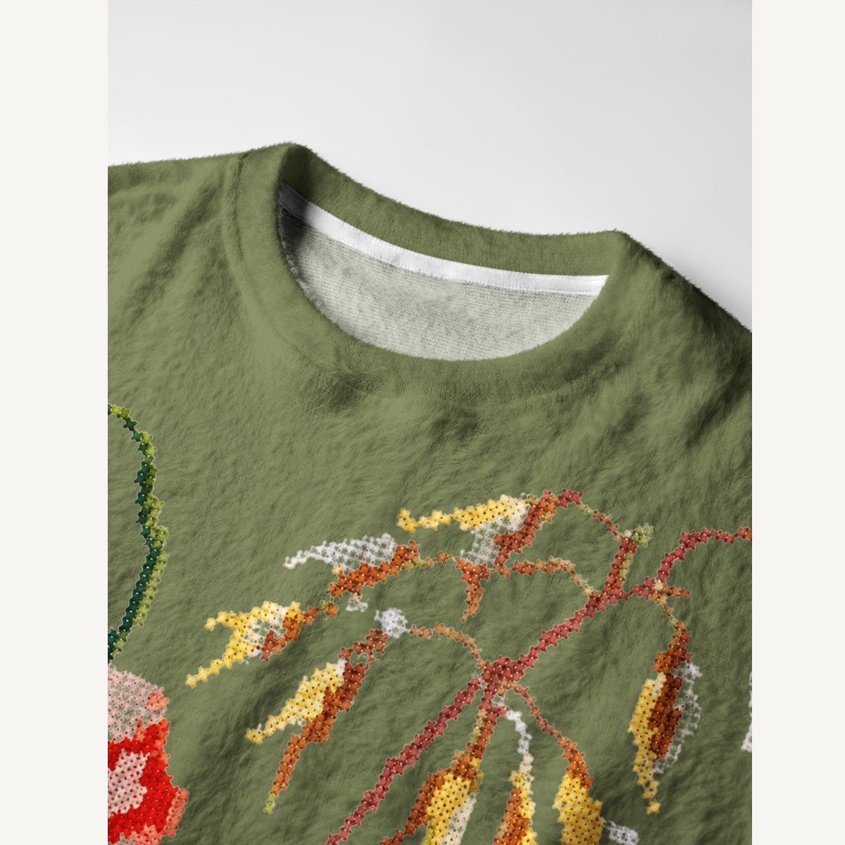 Wildflower Garden Botanical Crewneck Sweater