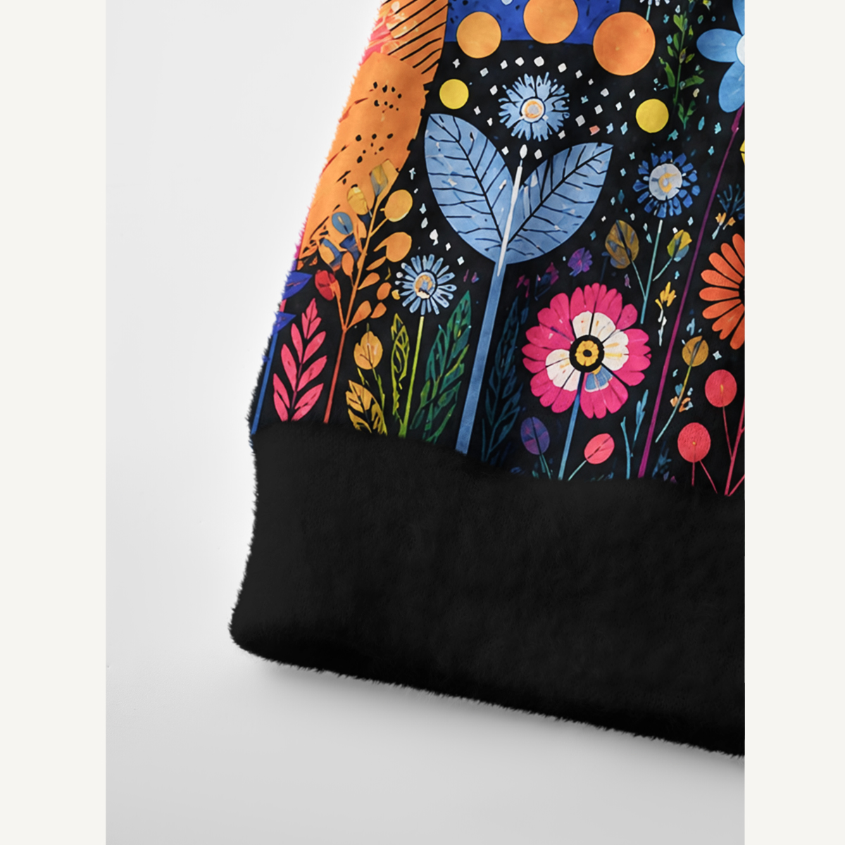 Polka Dot Black Cat Woodland Garden Cardigan Sweaters