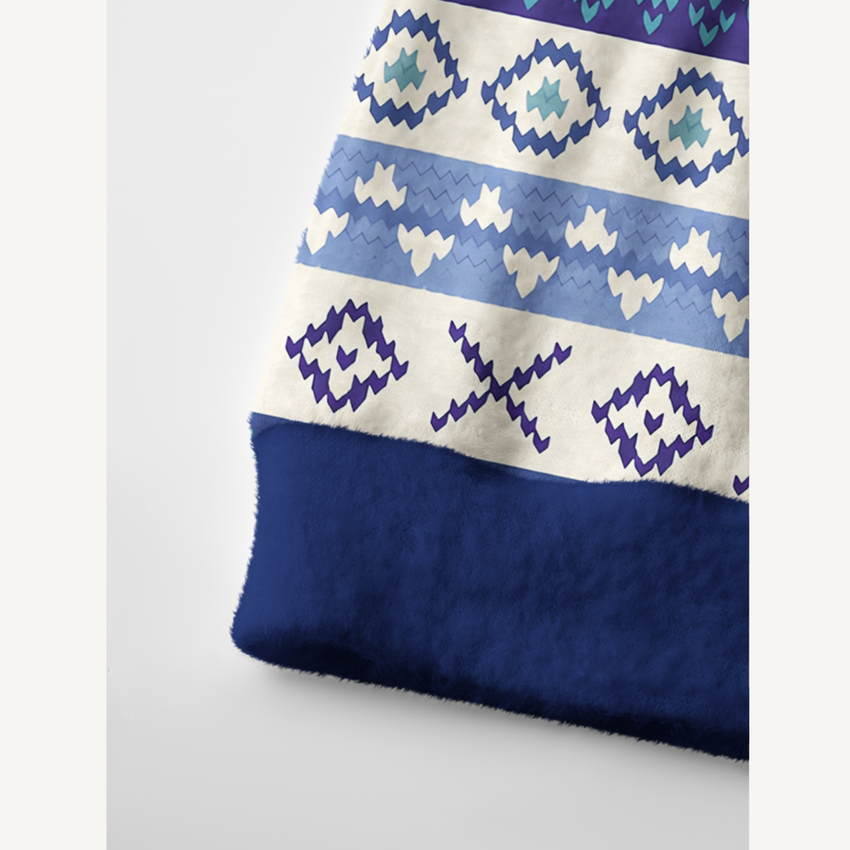 Nordic-Inspired Geometric Stripe Cardigan Sweaters