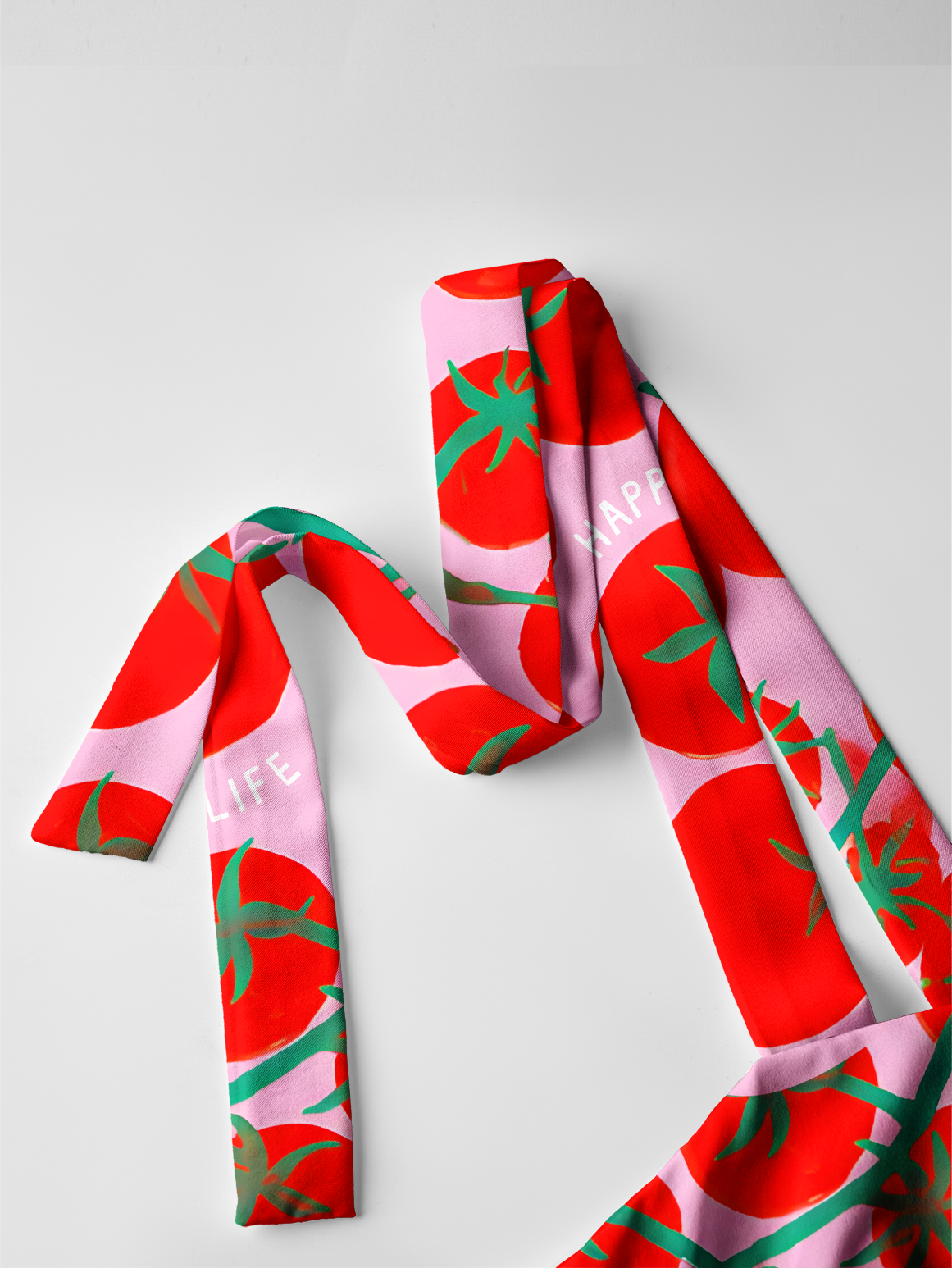 Tomato Garden Delight Adjustable Strap Maxi Dress