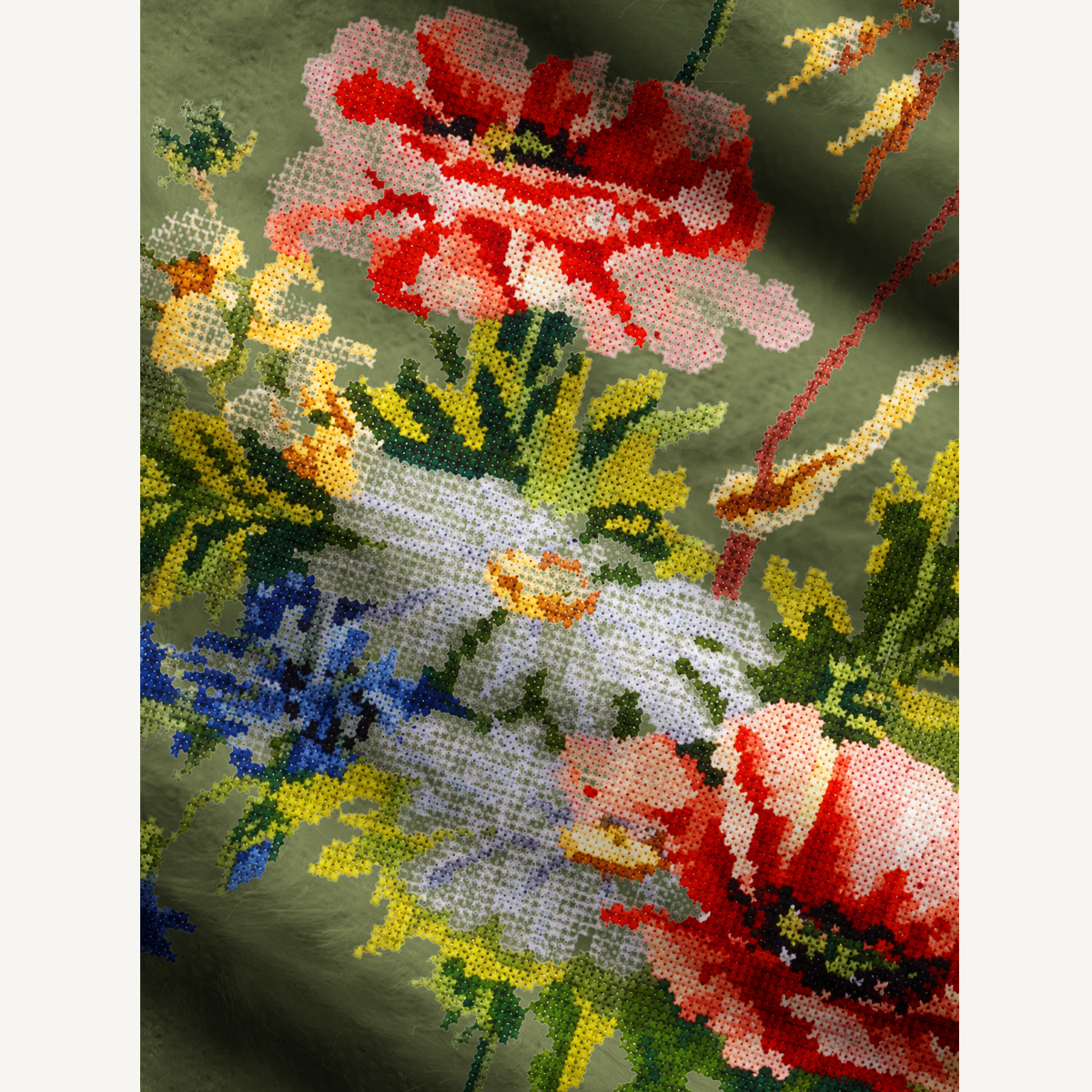 Wildflower Garden Botanical Crewneck Sweater